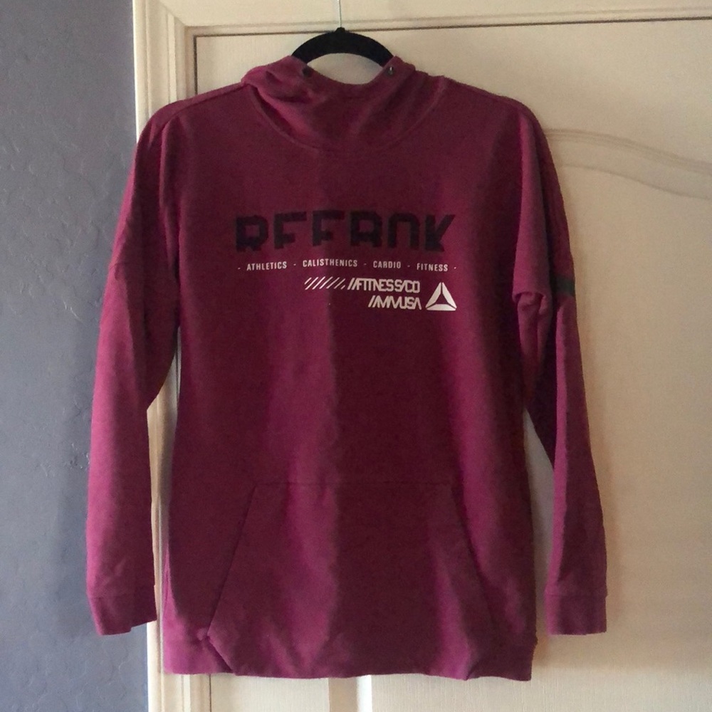 Reebok sweatshirt purple magenta
